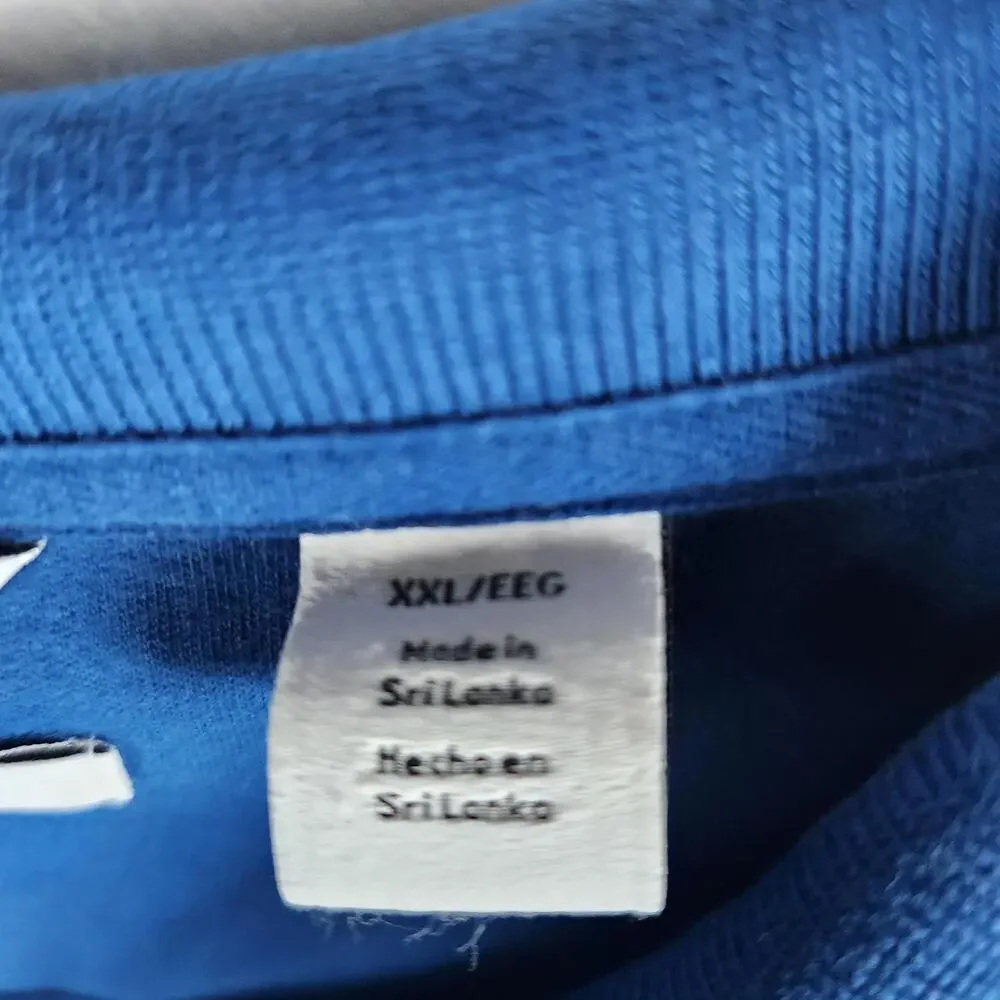 Calvin Klein Liquid Touch Men's Blue Polo Short Sleeve Size‎ 2XL